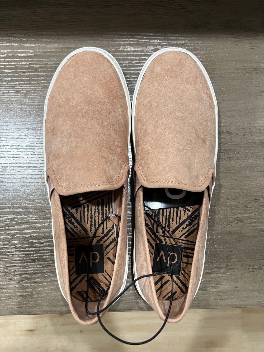 BNIB! Dolce Vita Blush Pink Suede Slip-On Sneakers